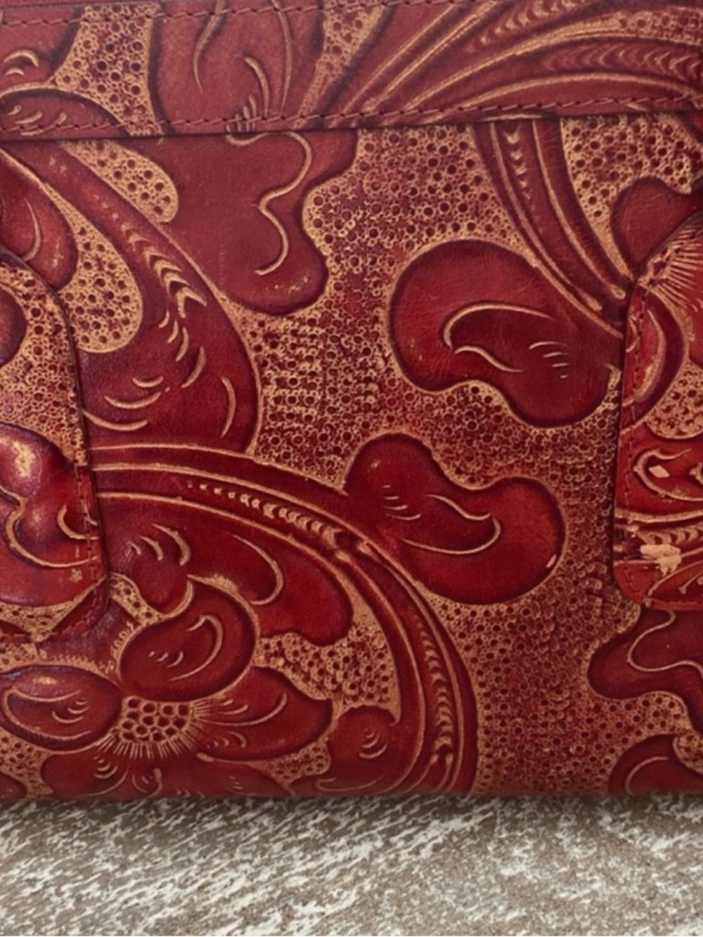 Wilson Red Patterned Women’s Handbag - Picture 6 of 7